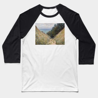 Road at La Cavee Pourville by Claude Monet Baseball T-Shirt